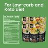 Hethstia Shirataki Noodle Low-Carb Pasta and Rice Variety Pack- Spaghetti, Fettuccine and Rice, Low Calorie Konjac Pasta Gluten Free, Vegan, Keto and Paleo-Friendly(9.52 oz, 6 Packs) view 2