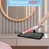 2 in 1 Heat Resistant Flat Iron Holder and Curling Iron Cover - Portable Neoprene Pouch with Silicone Mat for Hair Styling Tools, 13 x 5 Inches view 2