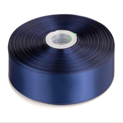 1" Inch Double Faced Satin Ribbon Solid Polyester Ribbon for Gift Wrapping, Crafts, Hair Bows, Wedding Party Decaration, Baby Shower Decoration Floral Arrangement (100 Yards, Navy)