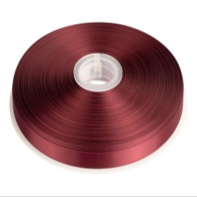 3/8" Inch Double Faced Satin Ribbon Solid Polyester Ribbon for Gift Wrapping, Crafts, Hair Bows, Wedding Party Decaration, Baby Shower Decoration Floral Arrangement (100 Yards, Burgundy)