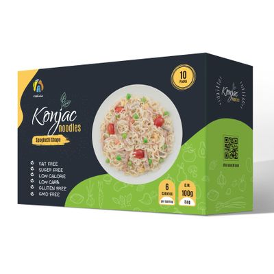 Hethstia Konjac Noodles, 10 Packs Shirataki Spaghetti Low Carb, Low Calorie, Ready to Eat Konjac Pasta Keto, Gluten-Free, Vegan, Fat-Free, 0 Sugar, Healthy Low Carb Pasta Substitute