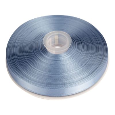 1/4" Inch Double Faced Satin Ribbon Solid Polyester Ribbon for Gift Wrapping, Crafts, Hair Bows, Wedding Party Decaration, Baby Shower Decoration Floral Arrangement (100 Yards, French Blue)