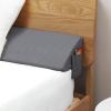 Vekkia King Size Bed Wedge Pillow Replacement Cover(Gray 76"x10"x6") view 2