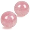1.57in Feng Shui Stone Baoding Balls Chinese Health Exercise Stress Balls with Gift Box Pink view 2