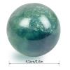 1.57in Feng Shui Stone Baoding Balls Chinese Health Exercise Stress Balls with Gift Box Fluorite view 2