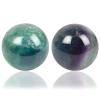 1.57in Feng Shui Stone Baoding Balls Chinese Health Exercise Stress Balls with Gift Box Fluorite view 4