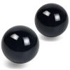 1.57in Feng Shui Stone Baoding Balls Chinese Health Exercise Stress Balls with Gift Box Black view 2