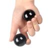 1.57in Feng Shui Stone Baoding Balls Chinese Health Exercise Stress Balls with Gift Box Black view 3