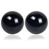1.57in Feng Shui Stone Baoding Balls Chinese Health Exercise Stress Balls with Gift Box Black view 4