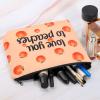 VAMSII Peach Makeup Bag Love You To Peaches Funny Peach Gift Bags Themed Gifts Fruit Pun Gifts Lover (love you to peaches) view 4