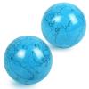 1.57in Feng Shui Stone Baoding Balls Chinese Health Exercise Stress Balls with Gift Box Blue view 2