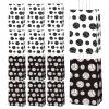 chiazllta 12 Pcs Volleyball Gift Bags for Team Volleyball Party Favor Snack Goody Treat Bag with Handle Volleyball Paper Bag Kraft Candy Bags for Sport Theme Birthday Party Decor Black & White view 1