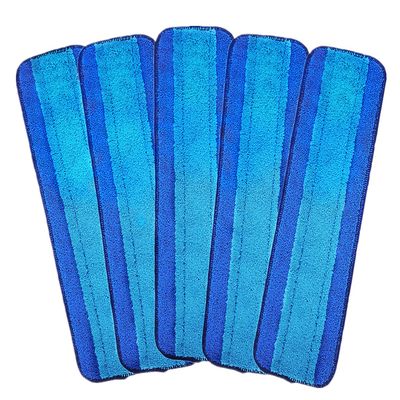 Xindejia 18" Microfiber Mop Replacement Pads for Dry/Wet Mop Floor Cleaning Pad Compatible with Bona Floor Care System (5 Pack)