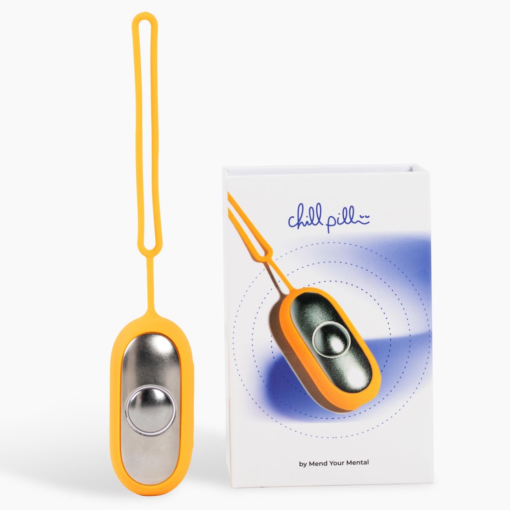 The Chill Pill Sleep Aid Device, Compact Sleep Device for Stress Relief, Panic Attacks and Agitation, Chill Pill Device for Improved Sleep, Mood and Focus - The Original Chill Pill by Mend Your Mental