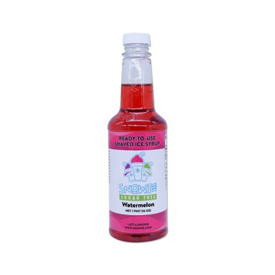 SNOWIE - Ready To Use Pints Sugar Free, Watermelon (Sucrose), 16 Fl Oz (Pint)