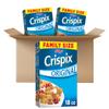 Kellogg's Crispix Cold Breakfast Cereal, 8 Vitamins and Minerals, Great in Snack Mix, Family Size, Original (3 Boxes) view 1