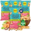 BIENA Tasty Thins Veggie Crisps - Made with Avocado Oil - Low Calorie Veggie Chips for Adults and Kids - 4-Pack, 4 Ounce Bags - Himalayan Pink Salt view 1