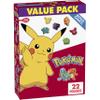 Pokemon Fruit Flavored Snacks, Treat Pouches, Gluten Free Snack, Value Pack, 17.6 oz, 22 Pouches view 1