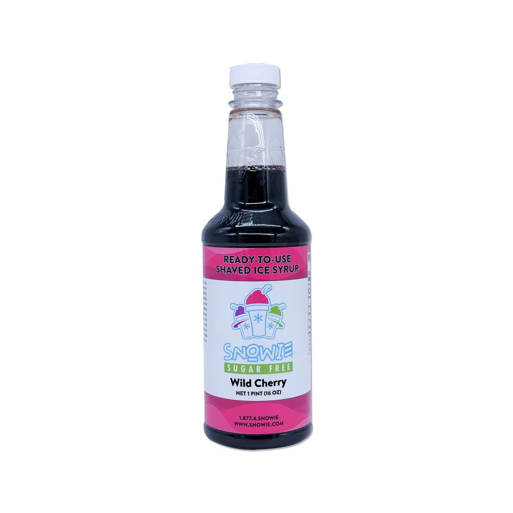 SNOWIE - Ready To Use Pints Sugar Free, Wild Cherry (Sucrose), 16 Fl Oz (Pint)