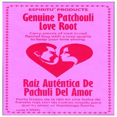 6 PCS AURA VARIETY Genuine Patchouli Love Root -PAIZ AUTENTICA DE PACHULI DEL Amor