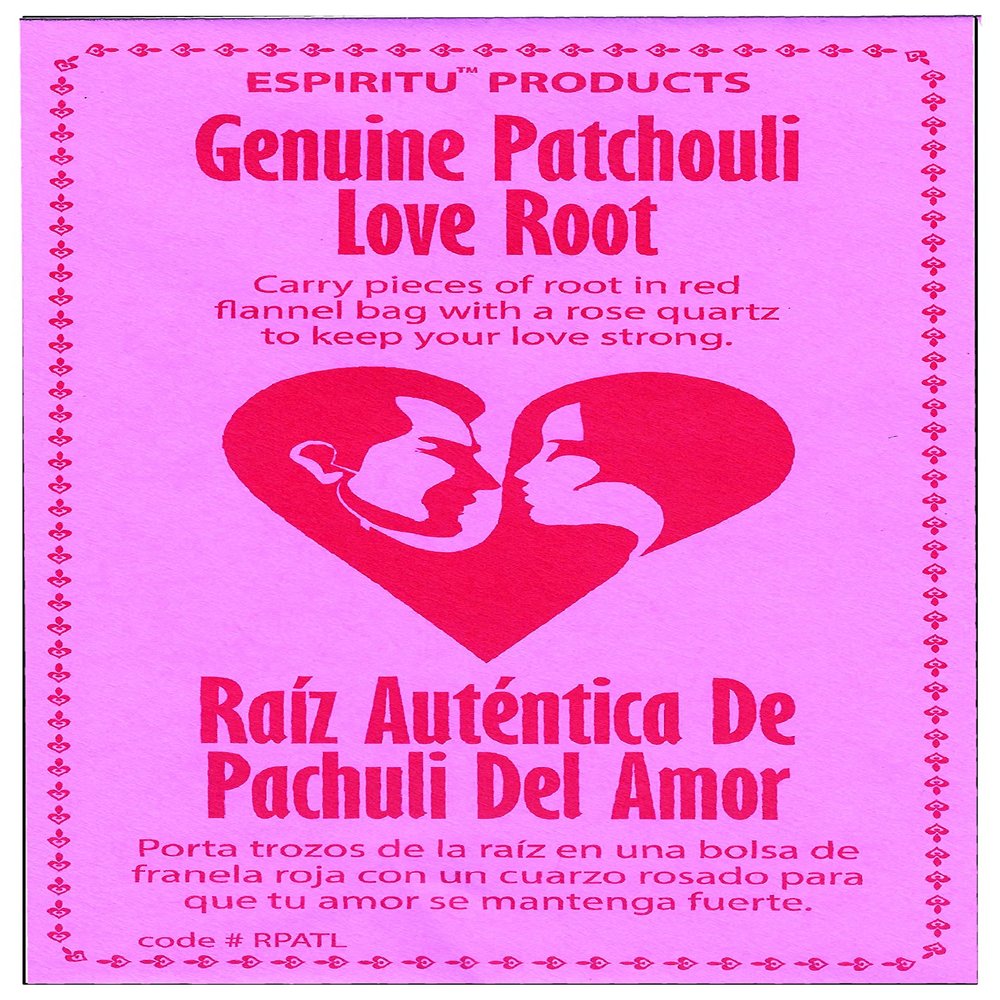 6 PCS AURA VARIETY Genuine Patchouli Love Root -PAIZ AUTENTICA DE PACHULI DEL Amor
