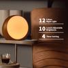 Brown Noise Sound Machine White Noise Machine with 12 Color Night Lights 30 Soothing Sounds Auto-Off Timer Calming Sleep Machine with Memory Function for Baby Kids Adult for Office Privacy view 3