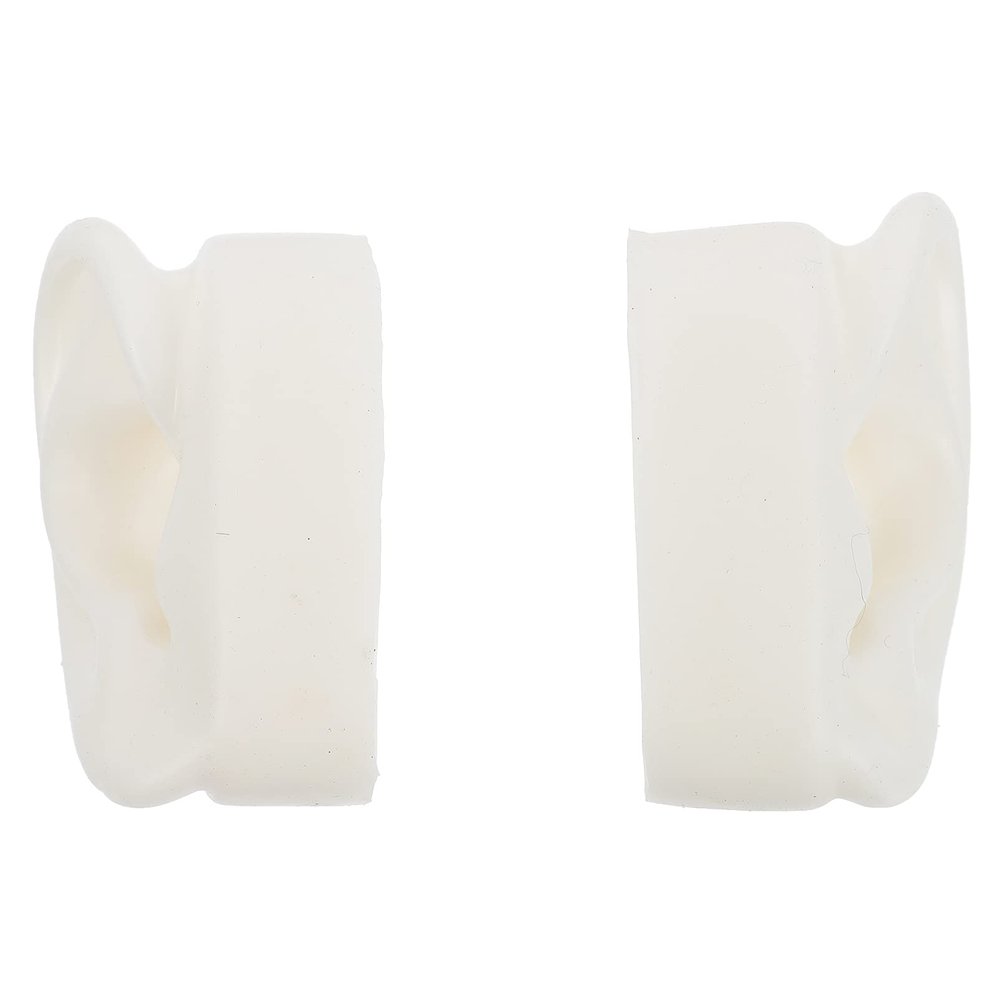 Ear Display Silicone Ear Model, 2pcs Simulation Human Ear Fake Ear Display Sample Piercing Practice Body Parts Artificial Ear Model for Ear Piercing, Earrings Sample White- L Fake Ear Models