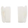 Ear Display Silicone Ear Model, 2pcs Simulation Human Ear Fake Ear Display Sample Piercing Practice Body Parts Artificial Ear Model for Ear Piercing, Earrings Sample White- L Fake Ear Models view 1