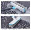 Floor Scrubber with Long Handle, 2 in 1 Scrubbing Brush Stiff Bristle Shower Cleaning Brush for Bathroom, Kitchen, Tub, Carpet, Grout, Tile(Blue) view 2