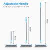 Floor Scrubber with Long Handle, 2 in 1 Scrubbing Brush Stiff Bristle Shower Cleaning Brush for Bathroom, Kitchen, Tub, Carpet, Grout, Tile(Blue) view 3