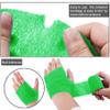 BQTQ 40 Rolls Self Adhesive Bandages Wrap 2 Inch Self Adherent Wrap Self Stick Bandage Wraps Stretch Bandage for Wrist Ankle Swelling Sprains (Neon Green) view 3