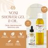 Yoni Wash Shower Gel (7 oz) and Yoni Oil (1.1 oz) Bundle, Includes Body Wash for Cleansing and Feminine Care Oil for pH Balance and Odor Control, Natural Feminine Hygiene Products, Body Care Bundle view 3