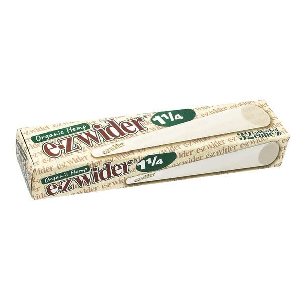 E-Z Wider - 1 1/4" Unbleached Organic Cones - 32 Cones Total
