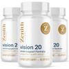 Zenith Labs Vision 20 Eye Vitamins - Lutein, Zeaxanthin, and Bilberry Extract - Supports Eye Strain, and Eye Health - Carotenoid Blend, 3 Pack view 1