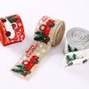 3 Roll Wired Plaid Ribbons Stars Stripes Ribbon Burlap Craft Ribbon Christmas Decoration 4th of July Decor American Independence Day for DIY Gift Wrapping Holiday Decorations view 3