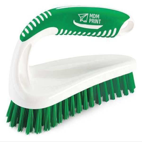 5-1/2" L Scrub Brush, Polypropylene, Santoprene