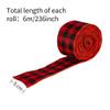 3 Roll Wired Plaid Ribbons Stars Stripes Ribbon Burlap Craft Ribbon Christmas Decoration 4th of July Decor American Independence Day for DIY Gift Wrapping Holiday Decorations view 3