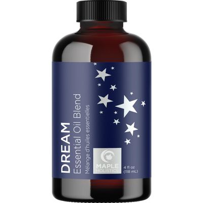 Sleep Essential Oil Blend for Diffuser - Dream Essential Oil for Diffusers Aromatherapy and Wellness with Ylang-Ylang Clary Sage Roman Chamomile and Lavender Essential Oil for Nighttime Support 4oz
