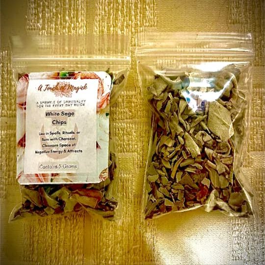 White Sage Chips 5 Grams - Touch of Magick