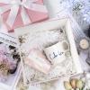 RUSPEPA Medium Birthday Gift Box with Lids, Ribbon and Tissue Paper, Collapsible Gift Box - 1 Pcs, 9x9x9 Inches, Pink view 4