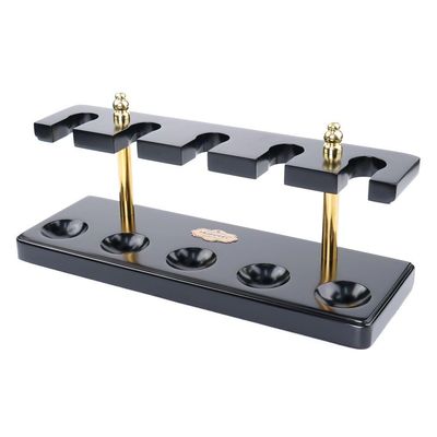 MUXIANG Wooden Pipe Stand Rack Holder for 5 Pipe-Handmade from Solid Wood- For Pipe Display FA0123