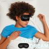 Eurzom 20 Pieces Funny Sleeping Eye Mask Bulk with Adjustable Strap Sleep Blackout Eye Mask for Night Blindfold Cover for Spa Women Men Adult Pajama Party Favors(Black) view 4