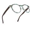 2SeeLife Large Round TR-90 Reading Glasses for Men & Women  Medium-Large Fit, Durable, Spring Hinges, Blue Light Readers, Aqua Blue, +3.00 view 1