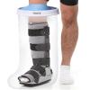YUNCHI Waterproof Cast Cover for Shower, Extra Wide Leg & Foot Protector for Adults, XL Size, Fits Calf 13 to 28 Inches view 1
