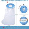 YUNCHI Waterproof Cast Cover for Shower, Extra Wide Leg & Foot Protector for Adults, XL Size, Fits Calf 13 to 28 Inches view 3