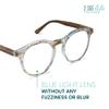 2SeeLife Large Round TR-90 Reading Glasses for Men & Women  Medium-Large Fit, Durable, Spring Hinges, Blue Light Readers, Aqua Blue, +2.00 view 2