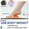 LEZER Trigger Massage Point, Manual Massage Ball, Hip Hook, Muscle Knot Release Tool, Deep Tissue Relief, Hip Flexor Iliacus Back Psoas Hand Foot Myofascial, Physical Therapy, 2.9 in2.1 inOrange view 4