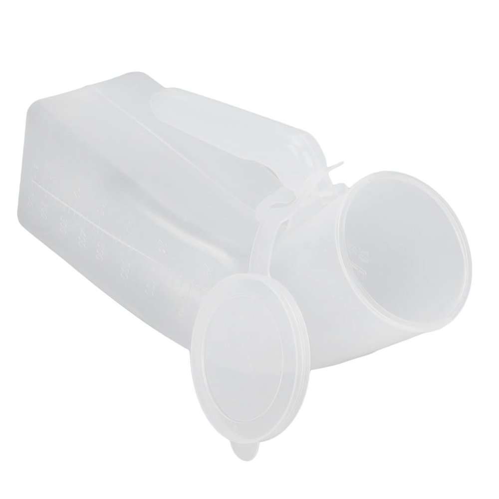 1000ml Male Urine Bottle, Spill Proof Elderly Urine Bottle with Removable Cover, Pee Bottles for Men with Sealing