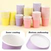 Huaiid 3 oz 100 Packs Small Paper Cups, Mouthwash Cups Bathroom Cup, Disposable Espresso Cup for Snack Bathroom Perfect for Home Condos Rvs Campers (Colorful) view 3