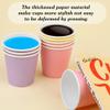 Huaiid 3 oz 100 Packs Small Paper Cups, Mouthwash Cups Bathroom Cup, Disposable Espresso Cup for Snack Bathroom Perfect for Home Condos Rvs Campers (Colorful) view 4